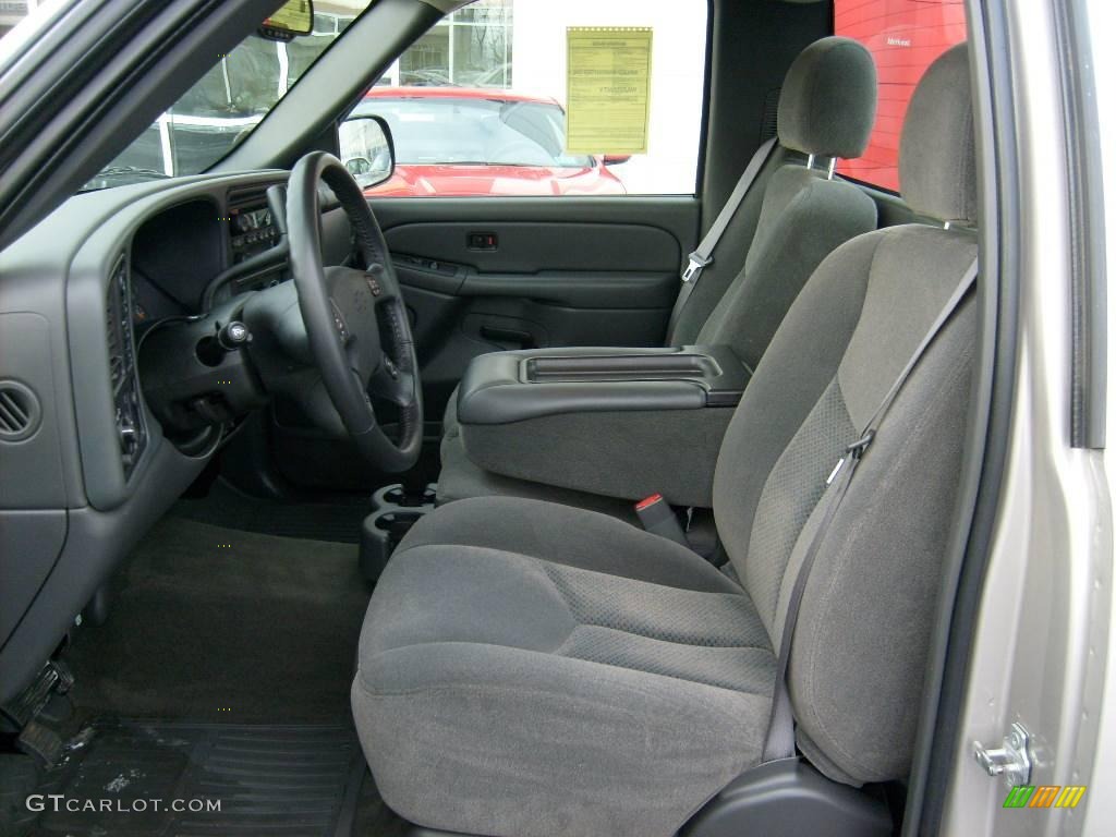 2005 Silverado 1500 LS Regular Cab 4x4 - Silver Birch Metallic / Dark Charcoal photo #9