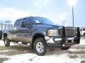 2004 Medium Wedgewood Blue Metallic Ford F350 Super Duty Lariat Crew Cab 4x4  photo #3