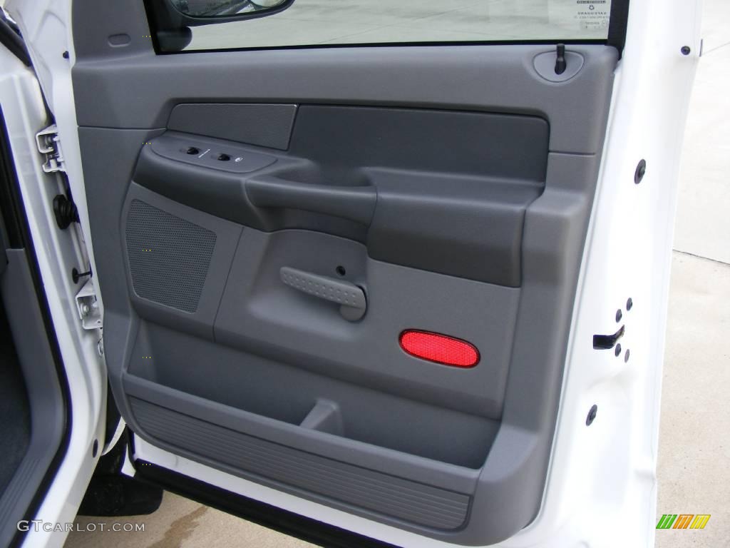 2006 Ram 1500 ST Quad Cab - Bright White / Medium Slate Gray photo #24