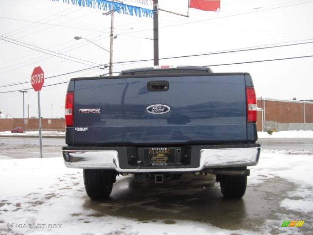 2005 F150 XLT SuperCab - Medium Wedgewood Blue Metallic / Medium Flint Grey photo #5