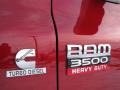 2007 Inferno Red Crystal Pearl Dodge Ram 3500 SLT Mega Cab 4x4  photo #10
