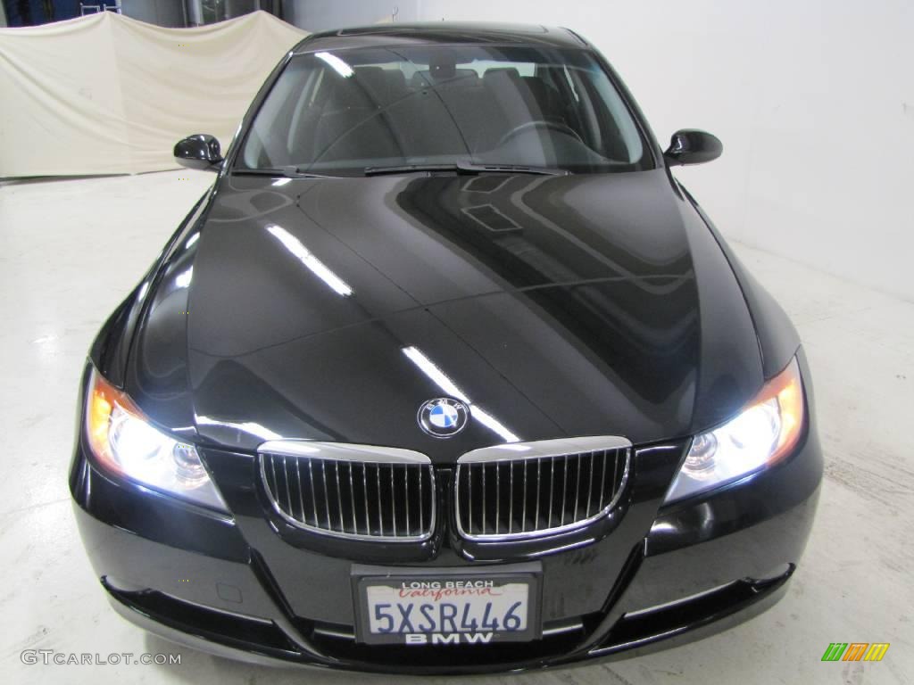 2007 3 Series 335i Sedan - Jet Black / Black photo #5