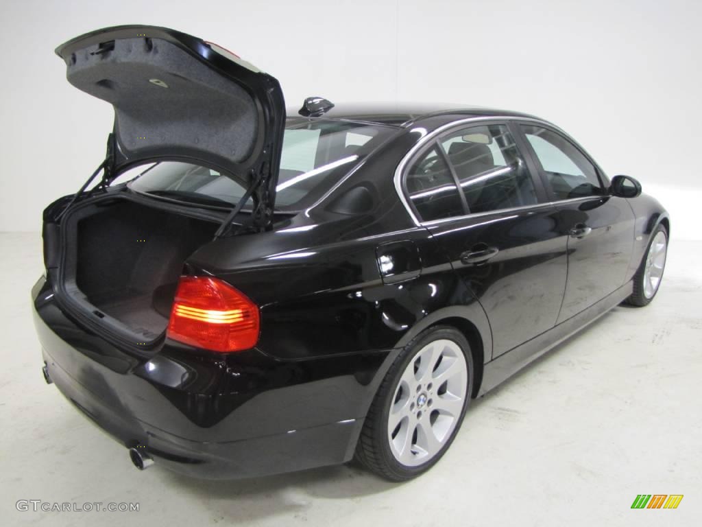 2007 3 Series 335i Sedan - Jet Black / Black photo #10