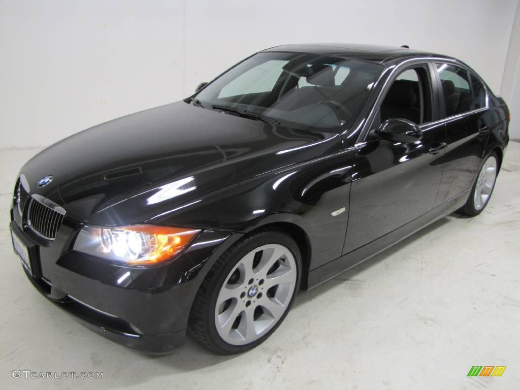 2007 3 Series 335i Sedan - Jet Black / Black photo #11