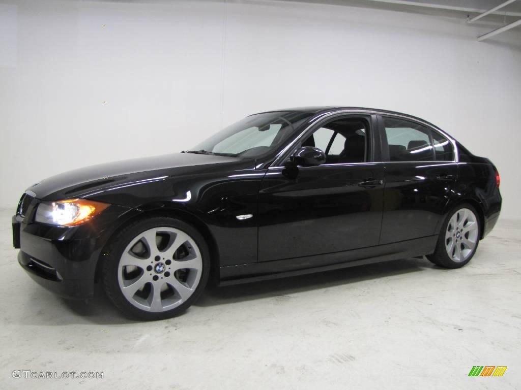 2007 3 Series 335i Sedan - Jet Black / Black photo #12