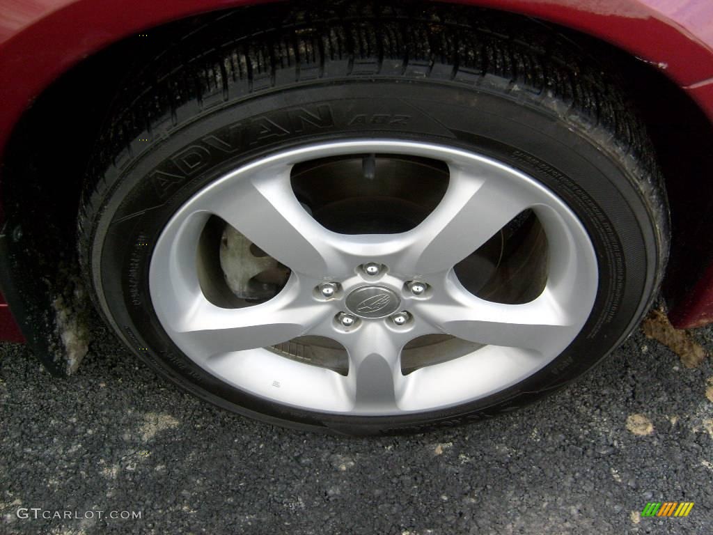 2009 Legacy 2.5i Sedan - Ruby Red Pearl / Off Black photo #8