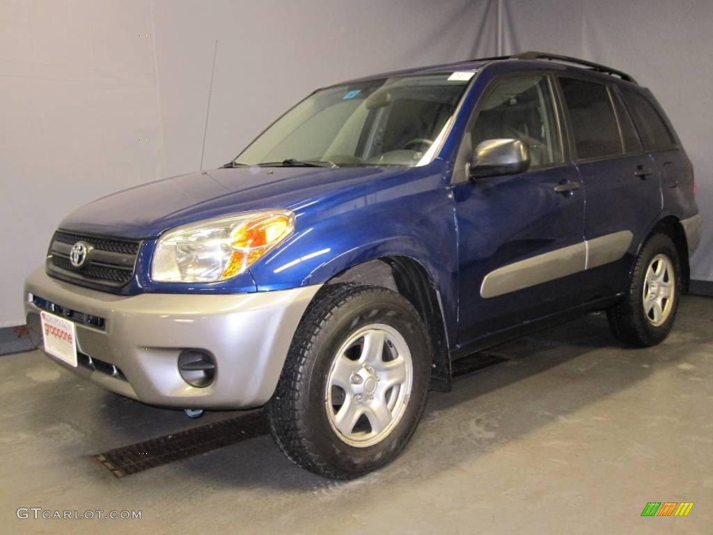 2005 RAV4 4WD - Spectra Blue Mica / Dark Charcoal photo #1