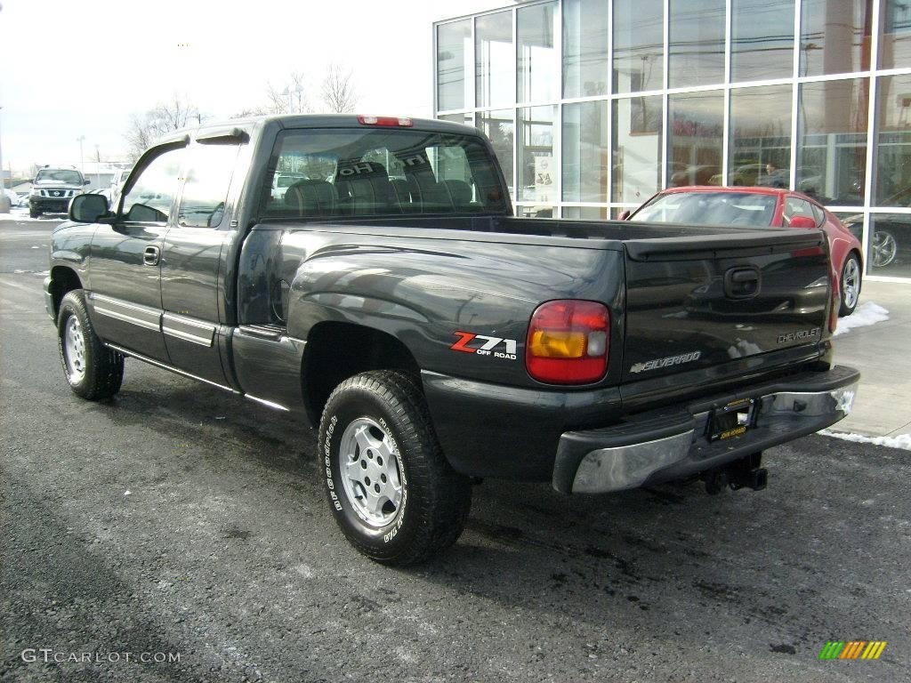 2003 Silverado 1500 LS Extended Cab 4x4 - Dark Gray Metallic / Dark Charcoal photo #3