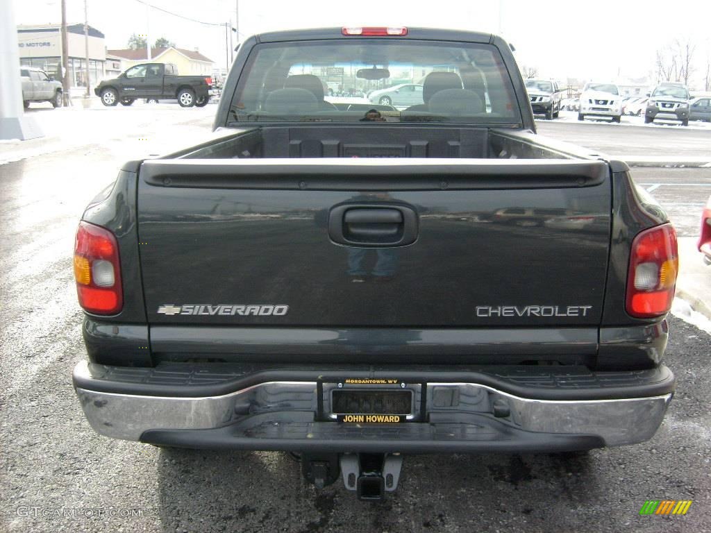 2003 Silverado 1500 LS Extended Cab 4x4 - Dark Gray Metallic / Dark Charcoal photo #4