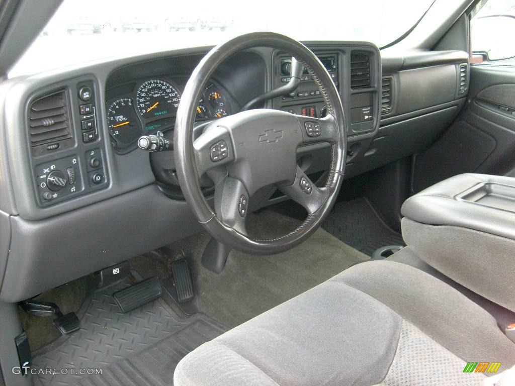 2003 Silverado 1500 LS Extended Cab 4x4 - Dark Gray Metallic / Dark Charcoal photo #10