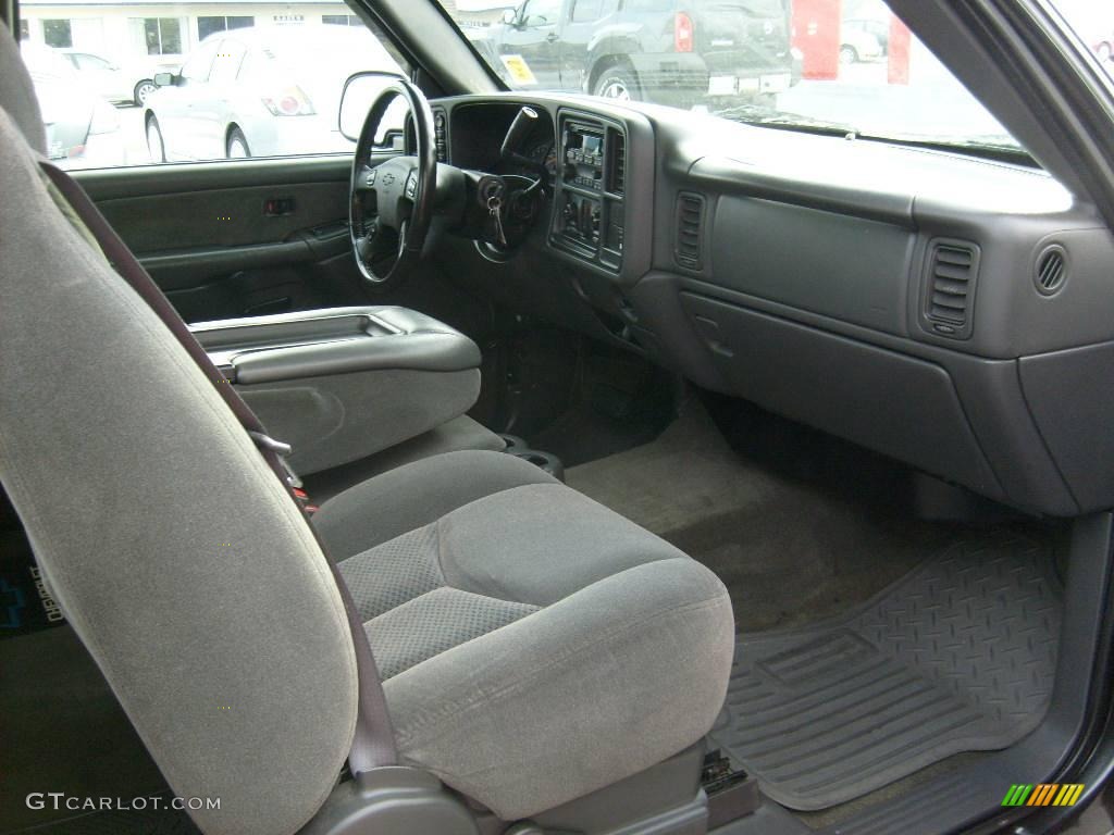 2003 Silverado 1500 LS Extended Cab 4x4 - Dark Gray Metallic / Dark Charcoal photo #16