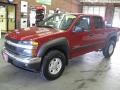 2005 Dark Cherry Red Metallic Chevrolet Colorado Z71 Crew Cab 4x4  photo #6