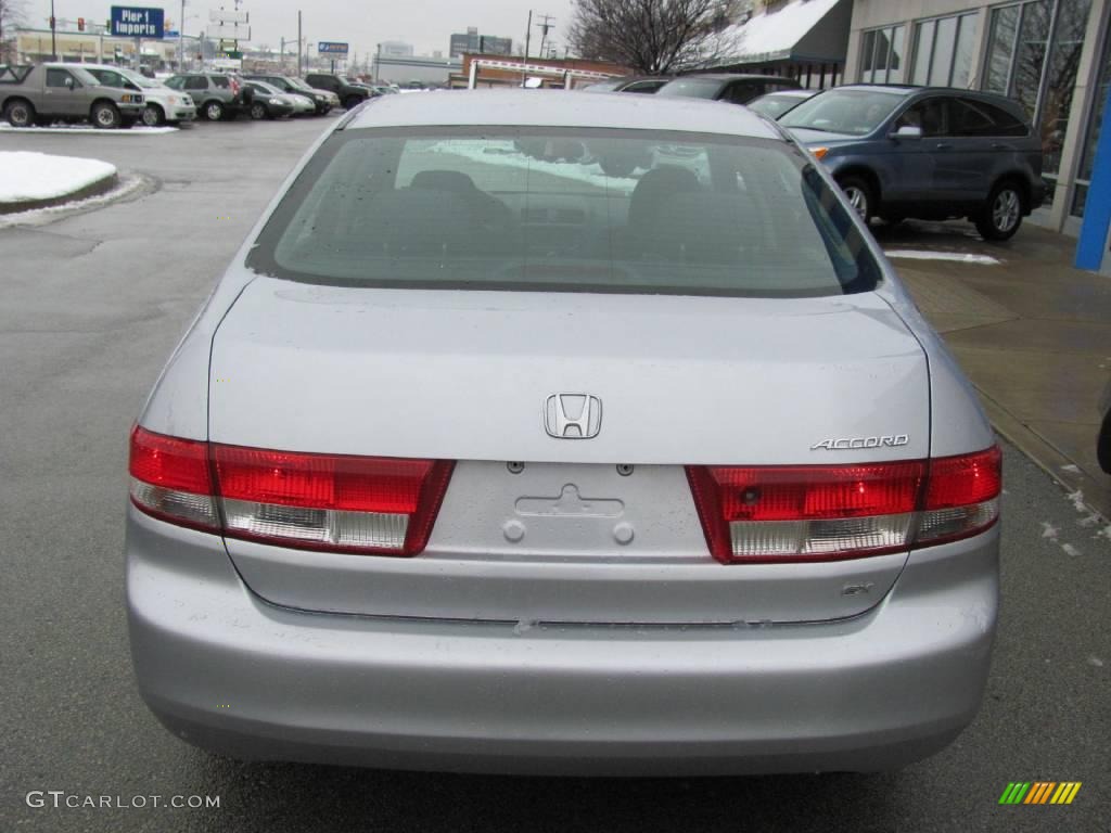 2003 Accord EX Sedan - Satin Silver Metallic / Black photo #6