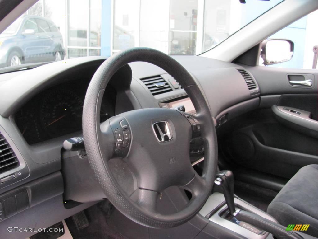 2003 Accord EX Sedan - Satin Silver Metallic / Black photo #9