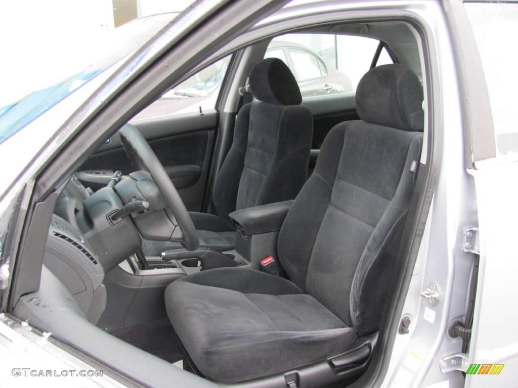 2003 Accord EX Sedan - Satin Silver Metallic / Black photo #13