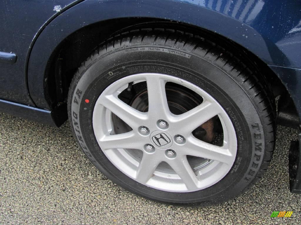 2003 Accord EX V6 Sedan - Eternal Blue Pearl / Gray photo #6