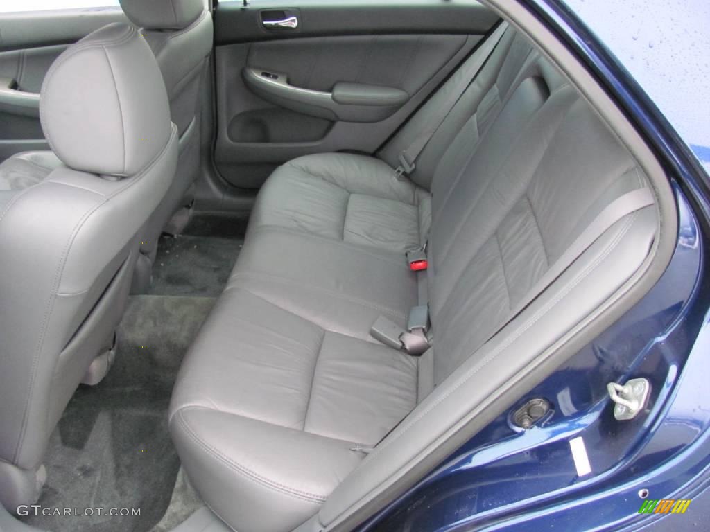2003 Accord EX V6 Sedan - Eternal Blue Pearl / Gray photo #9
