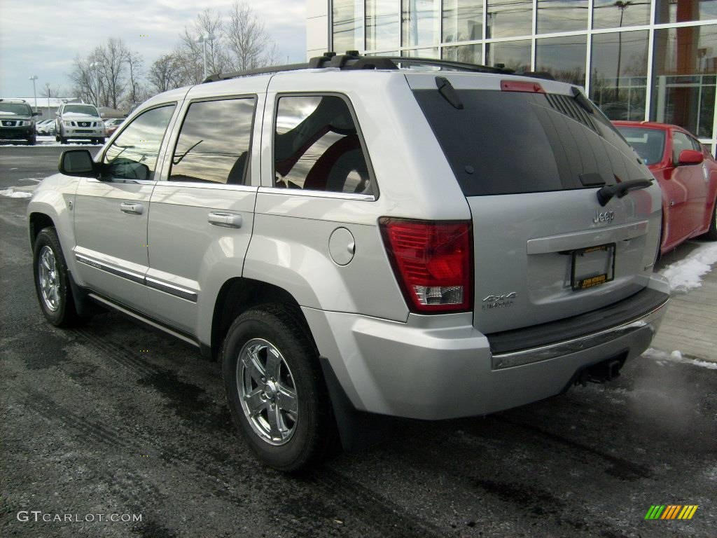 2007 Grand Cherokee Limited 4x4 - Bright Silver Metallic / Medium Slate Gray photo #3