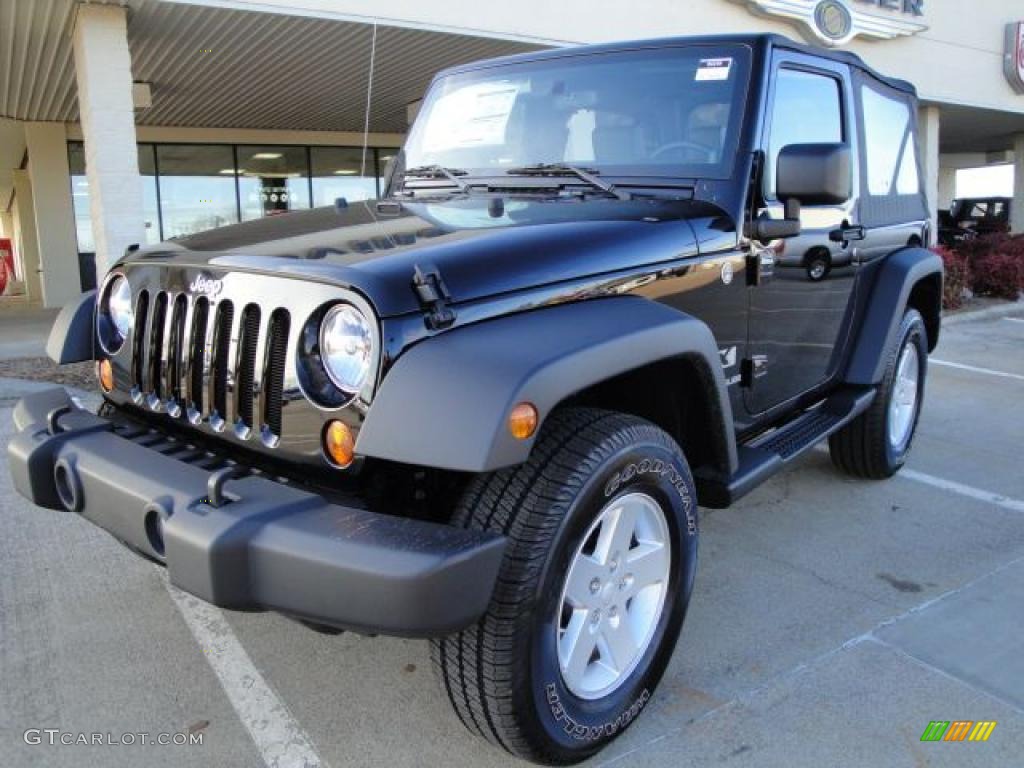 2009 Wrangler X 4x4 - Black / Dark Slate Gray/Medium Slate Gray photo #1