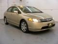 2007 Borrego Beige Metallic Honda Civic EX Sedan  photo #3