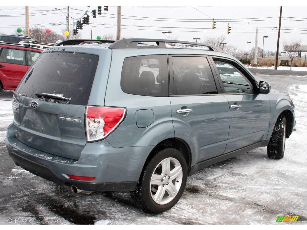 2009 Forester 2.5 X Limited - Sage Green Metallic / Platinum photo #5