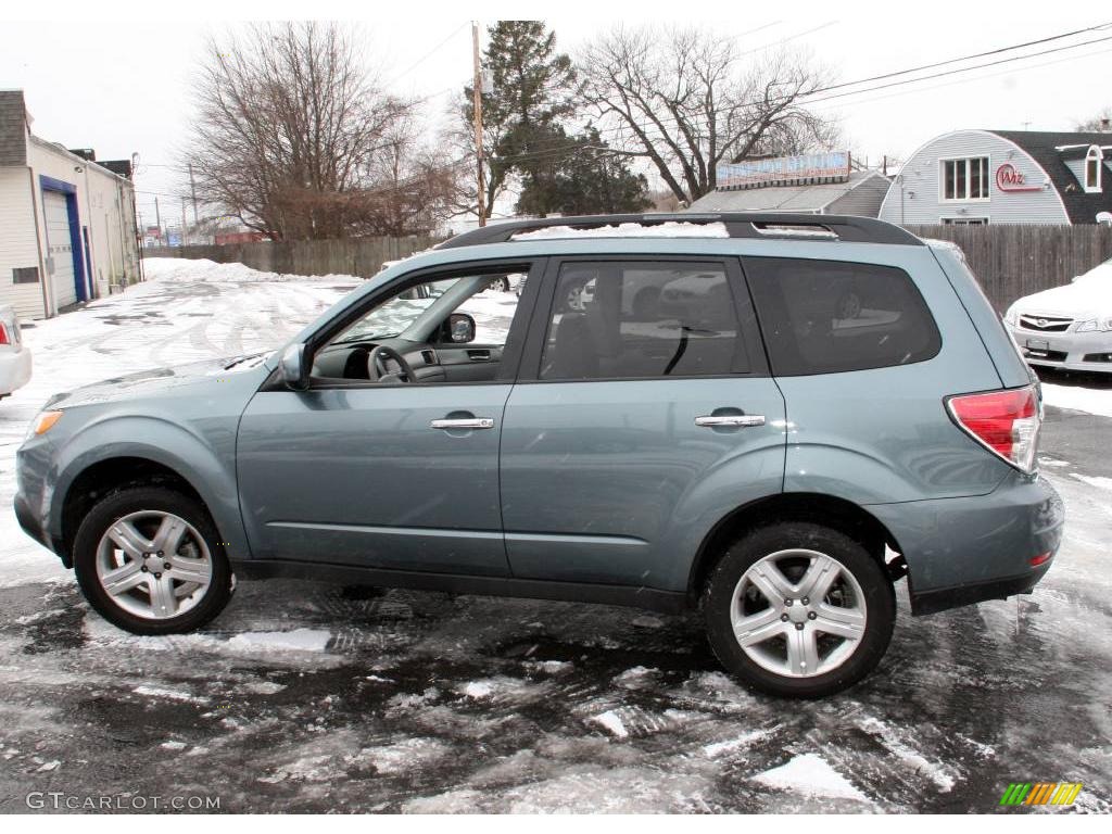 2009 Forester 2.5 X Limited - Sage Green Metallic / Platinum photo #9
