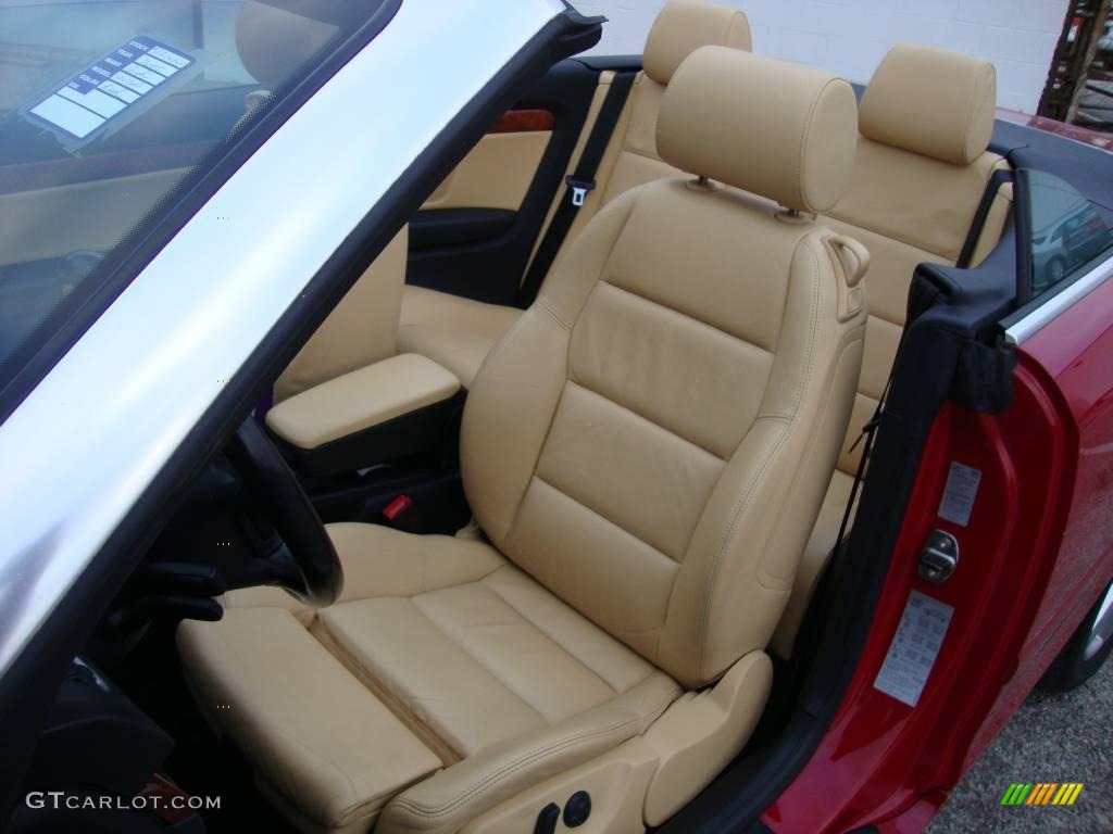 2005 A4 3.0 quattro Cabriolet - Amulet Red / Beige photo #16