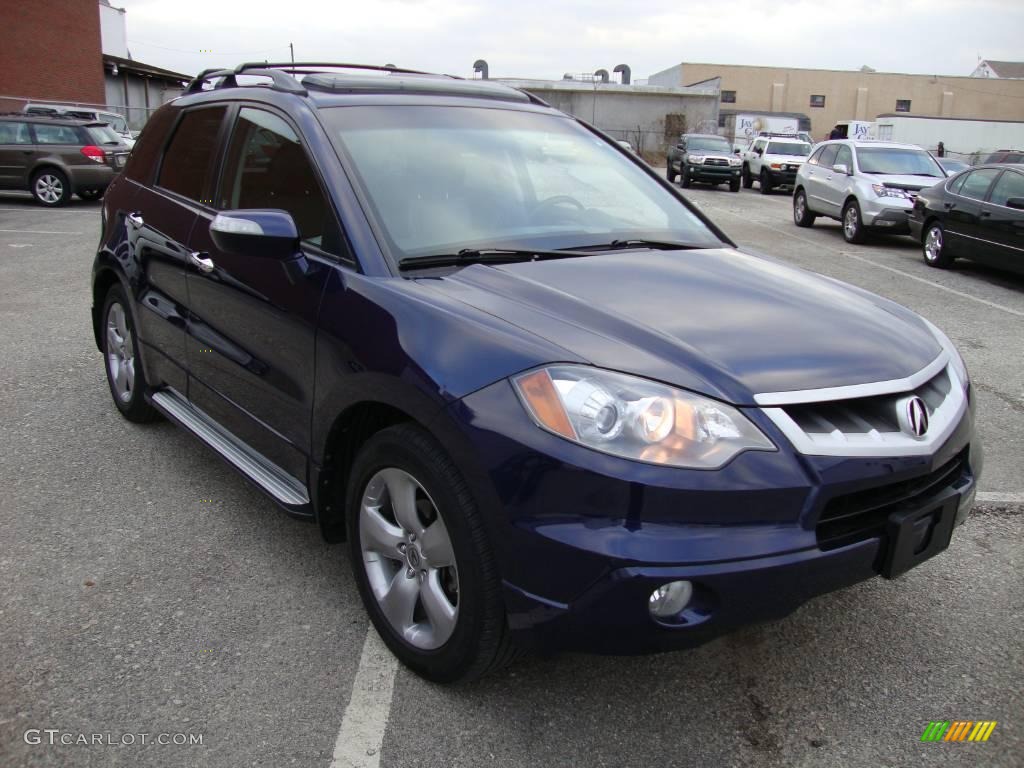 2007 RDX Technology - Royal Blue Pearl / Ebony photo #4