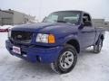 Sonic Blue Metallic 2003 Ford Ranger Edge Regular Cab