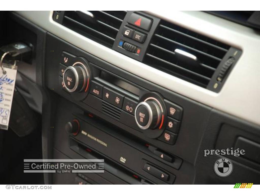2007 3 Series 335i Sedan - Jet Black / Terra/Black Dakota Leather photo #17