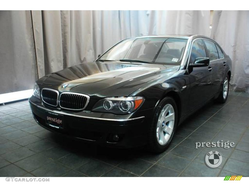 2008 7 Series 750Li Sedan - Jet Black / Black photo #1