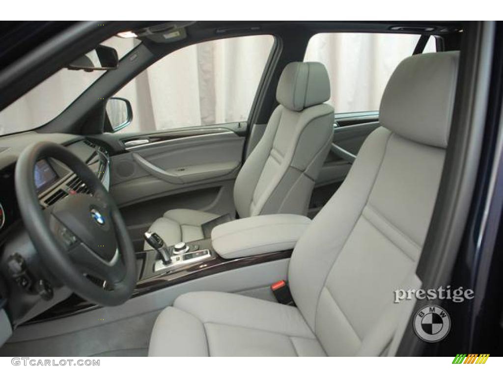 2009 X5 xDrive30i - Monaco Blue Metallic / Grey Nevada Leather photo #9