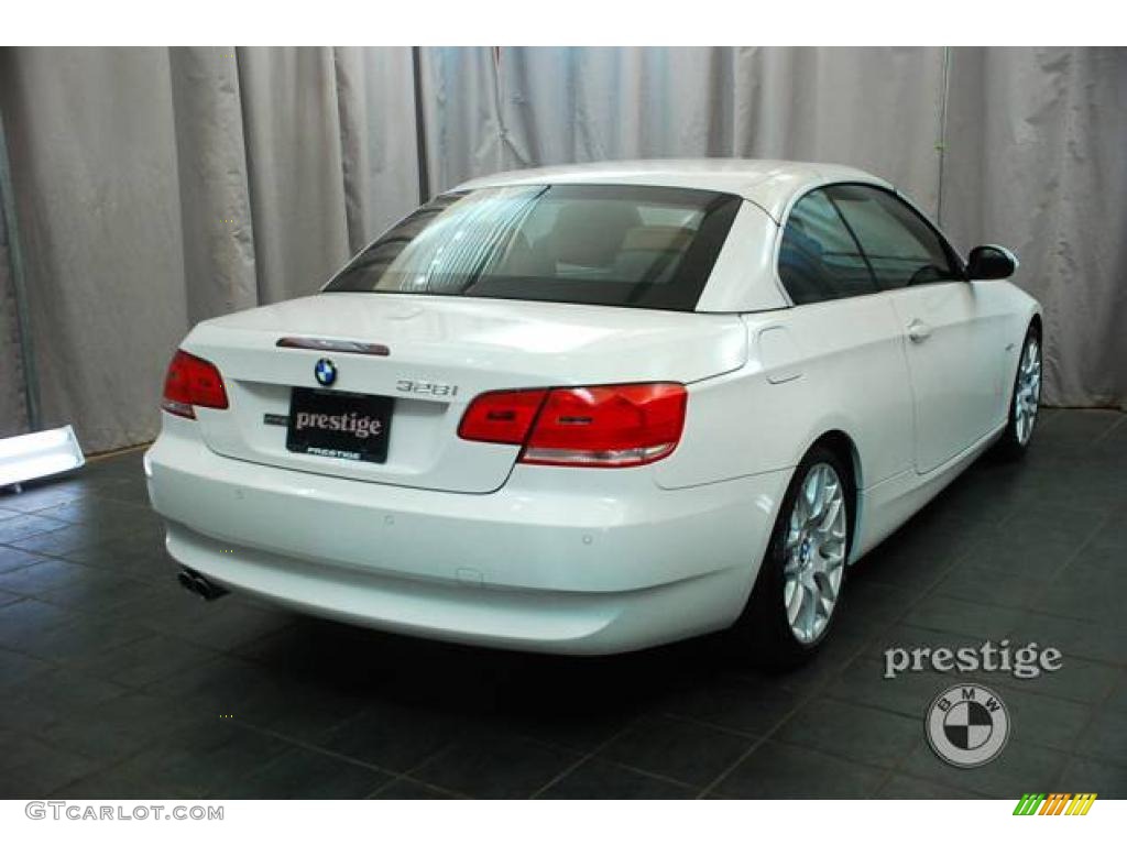 2009 3 Series 328i Convertible - Alpine White / Saddle Brown Dakota Leather photo #4