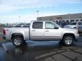 2010 Pure Silver Metallic GMC Sierra 1500 SLT Crew Cab 4x4  photo #3