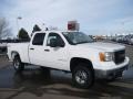 2009 Summit White GMC Sierra 2500HD SLE Crew Cab 4x4  photo #1