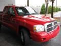 Flame Red - Dakota Laramie Club Cab 4x4 Photo No. 5