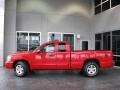 Flame Red - Dakota Laramie Club Cab 4x4 Photo No. 7