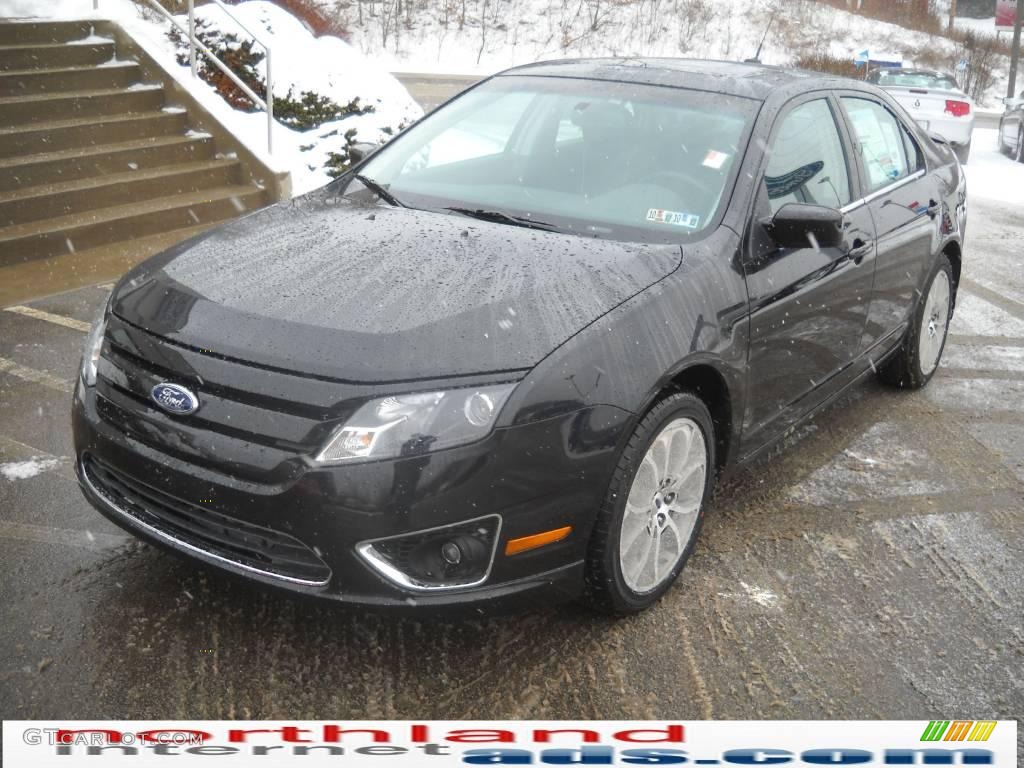 2010 Fusion SE V6 - Tuxedo Black Metallic / Charcoal Black photo #2