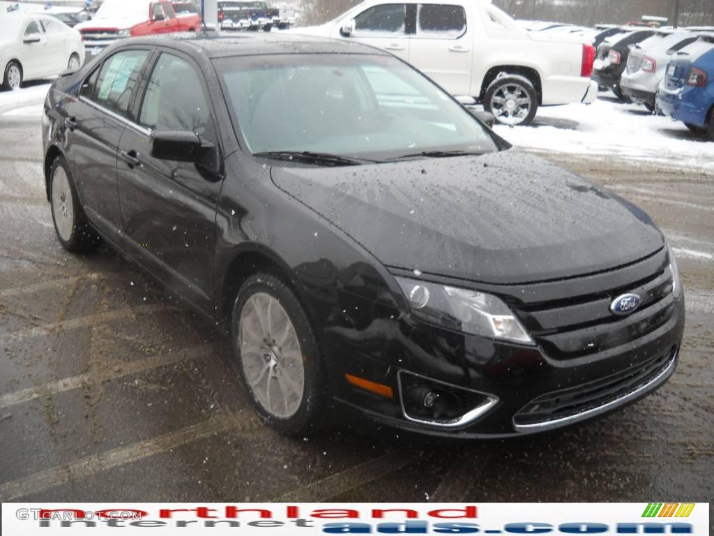 2010 Fusion SE V6 - Tuxedo Black Metallic / Charcoal Black photo #4