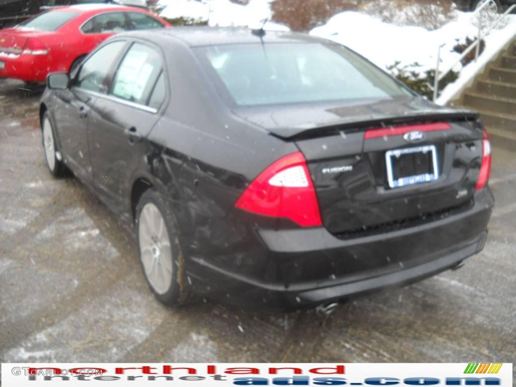 2010 Fusion SE V6 - Tuxedo Black Metallic / Charcoal Black photo #8