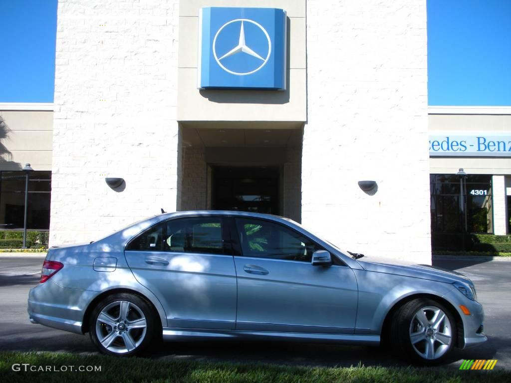 2010 C 300 Sport - Iridium Silver Metallic / Black photo #5