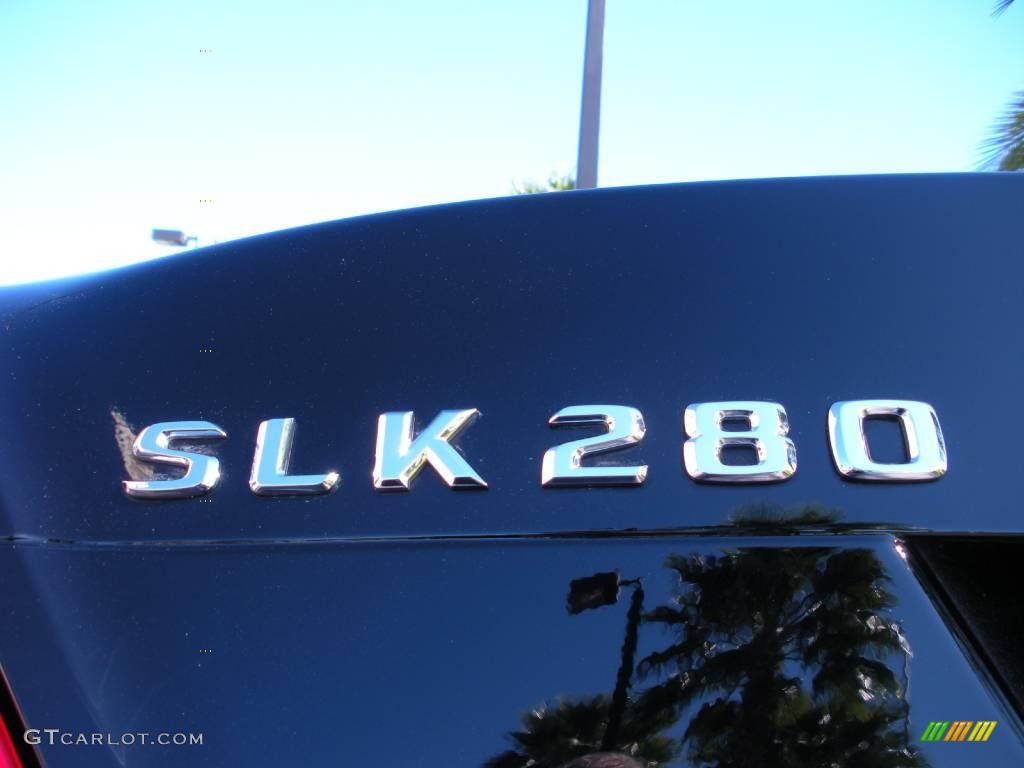 2006 SLK 280 Roadster - Black / Beige photo #14