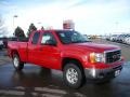 2009 Fire Red GMC Sierra 1500 SLE Extended Cab 4x4  photo #1