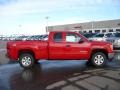 2009 Fire Red GMC Sierra 1500 SLE Extended Cab 4x4  photo #3