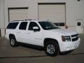 2009 Summit White Chevrolet Suburban LT 4x4  photo #1