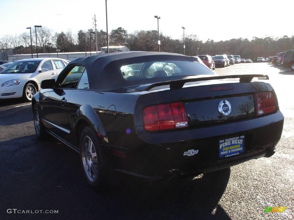2006 Mustang GT Premium Convertible - Black / Dark Charcoal photo #6