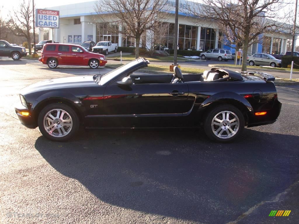 2006 Mustang GT Premium Convertible - Black / Dark Charcoal photo #13