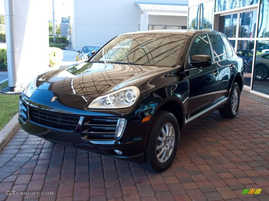 2008 Cayenne Tiptronic - Black / Black photo #3