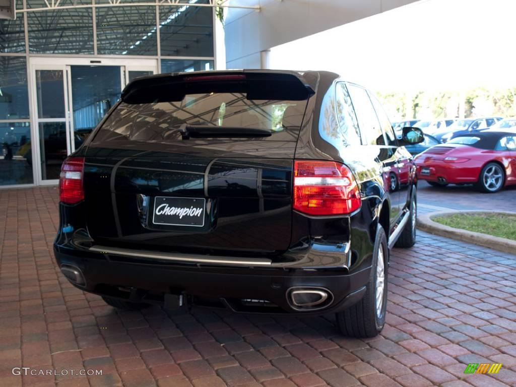 2008 Cayenne Tiptronic - Black / Black photo #7