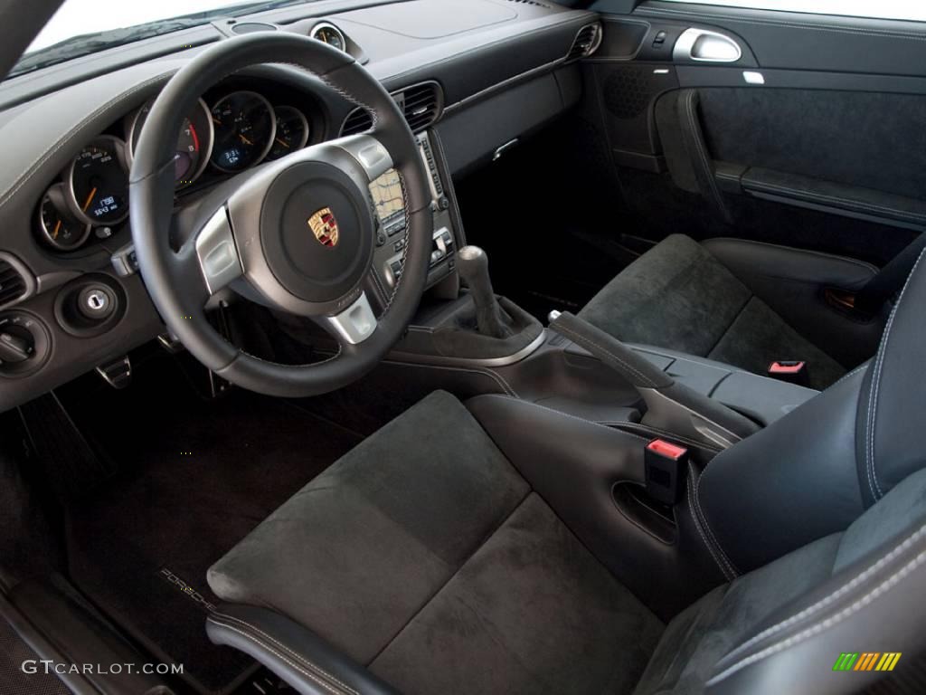 2008 911 GT2 - Basalt Black Metallic / Black photo #15